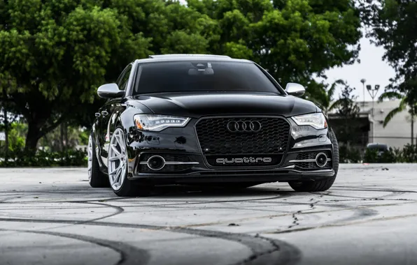 Картинка Audi, Black, Face, Sight, LED