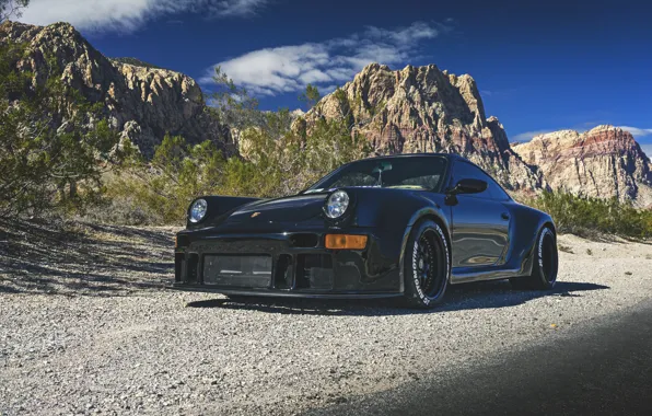 Картинка 911, Porsche, black