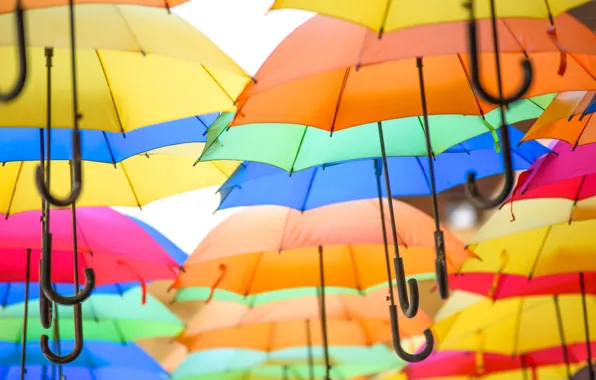 Картинка зонтик, краски, текстура, зонт