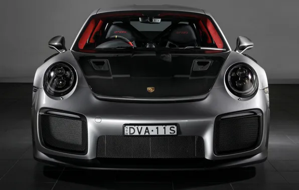 Картинка 911, Porsche, вид спереди, 2018, GT2 RS