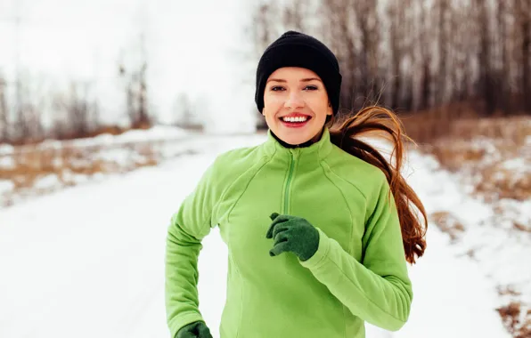 Картинка winter, run, exercise in winter