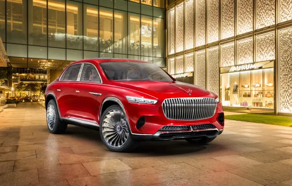 Картинка Mercedes-Benz, Vision, Maybach, 2018, Mercedes-Maybach, электрокроссовер, Ultimate Luxury