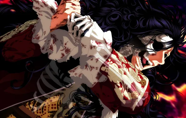 Картинка skull, hat, anime, man, bones, by animefanno1, Dancing Death
