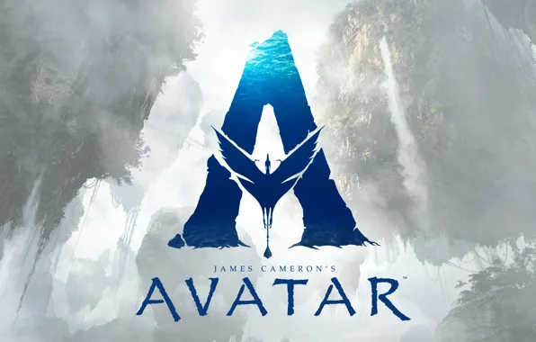 Картинка фантастика, надпись, фэнтези, постер, James Cameron, Avatar 2, Аватар 2