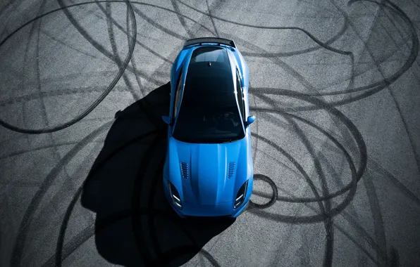 Картинка Jaguar, Blue, F-Type