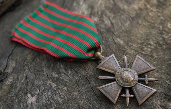 Картинка Медаль, Croix de guerre, 1914–1918, WW1 France