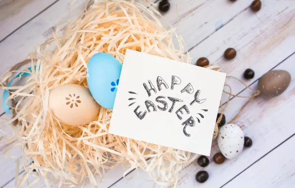Картинка яйца, Пасха, wood, spring, Easter, eggs, decoration, Happy, tender