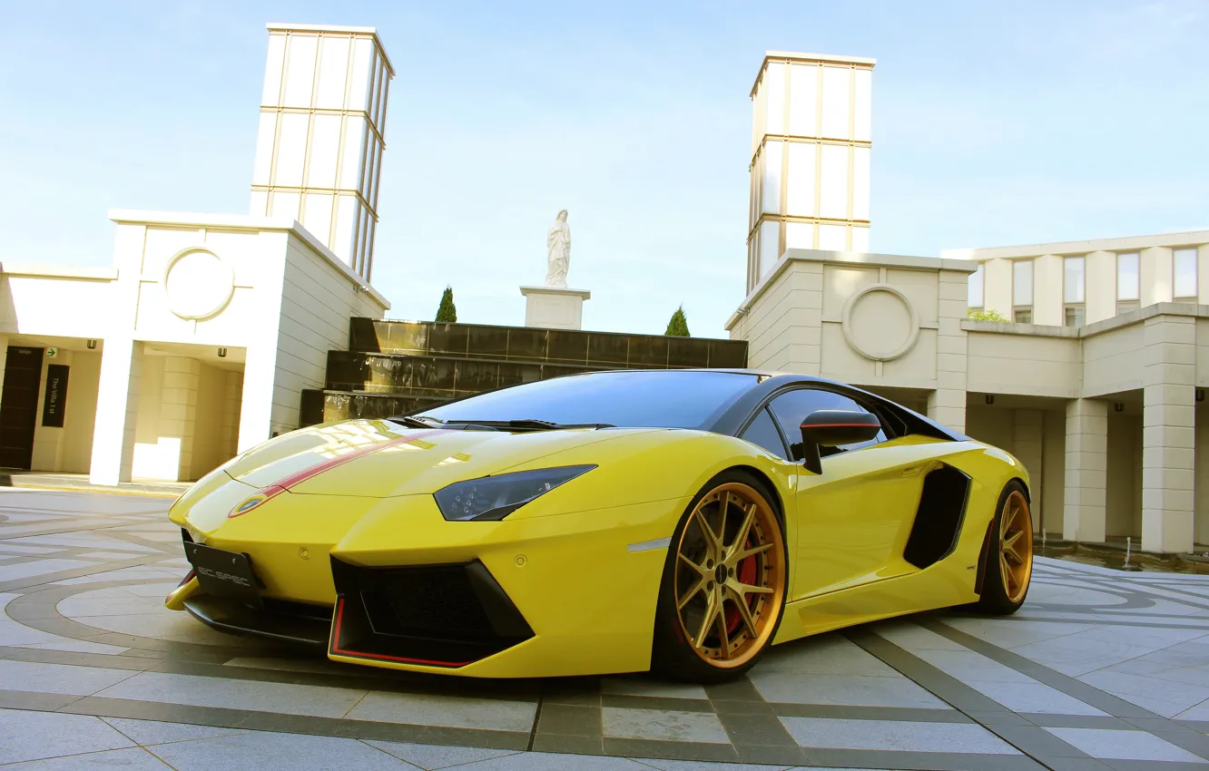 Фото обои Lamborghini, Aventador, Pirelli, Edition, HyperForged