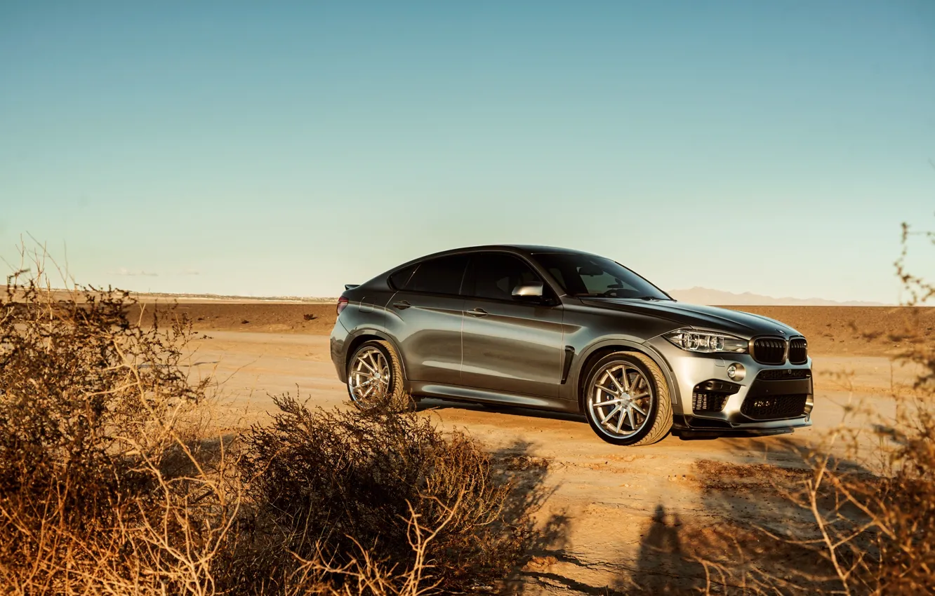 Фото обои дизайн, пустыня, BMW X6M
