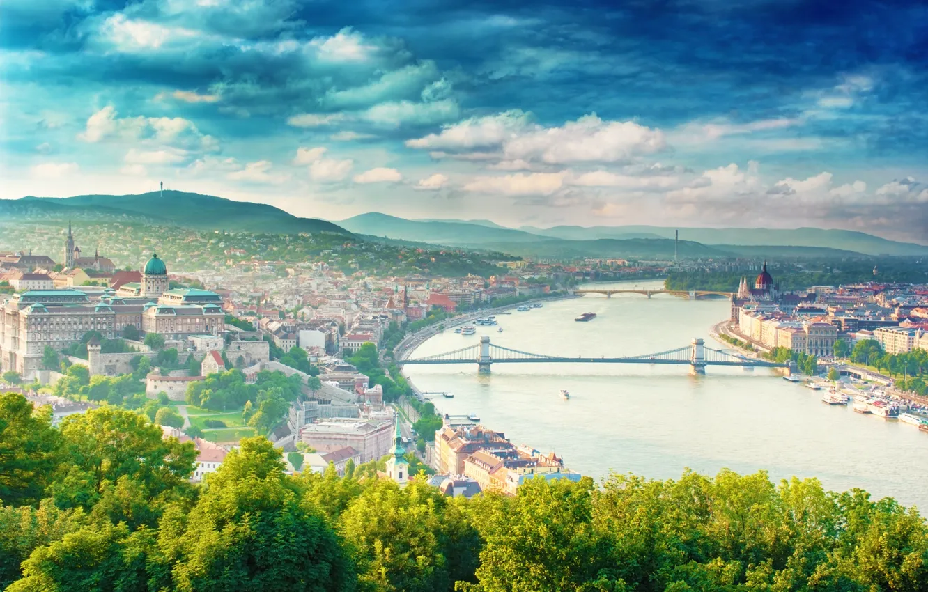 Фото обои лето, город, размытость, боке, ясный день, красивый вид, Венгрия, Hungary, Будапешт, travel, Budapest, wallpaper., my …