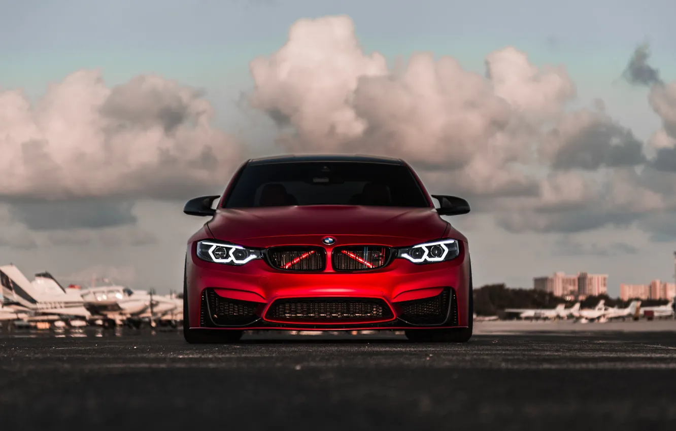 Фото обои BMW, Light, Front, RED, Face, F82, Sight, LED, Evel
