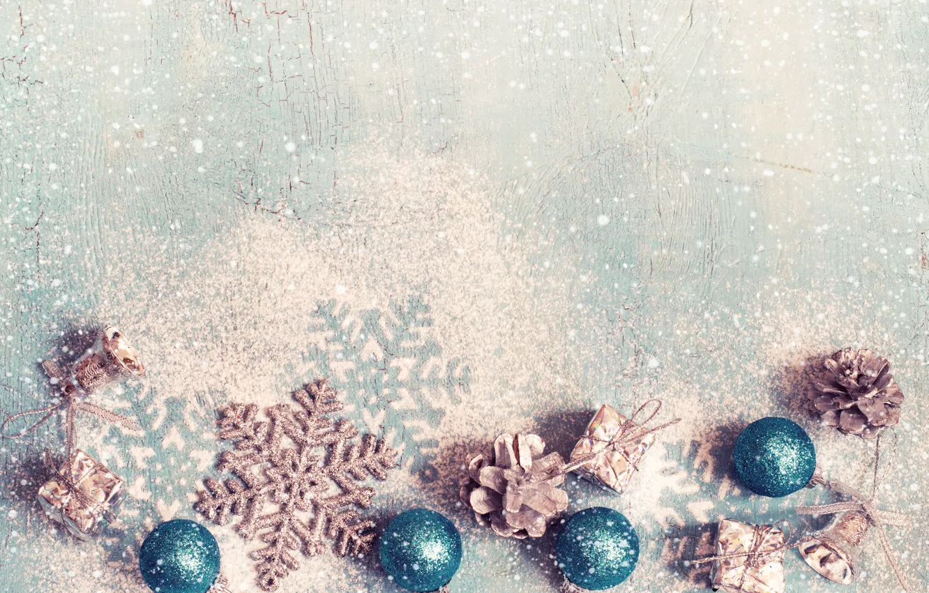 Фото обои украшения, снежинки, Новый Год, Рождество, happy, Christmas, New ...