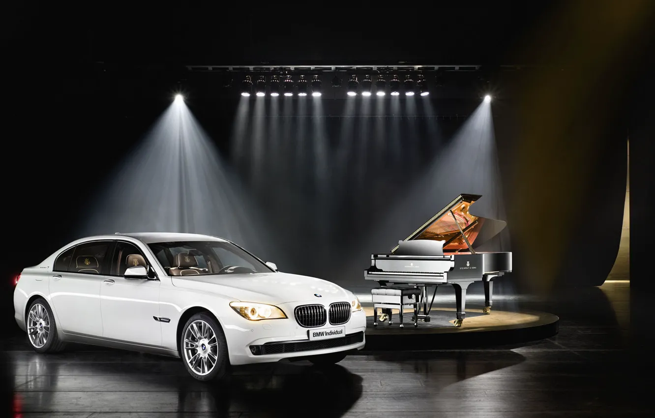 Фото обои BMW, рояль, 7 Series, Individual, Steinway & Sons