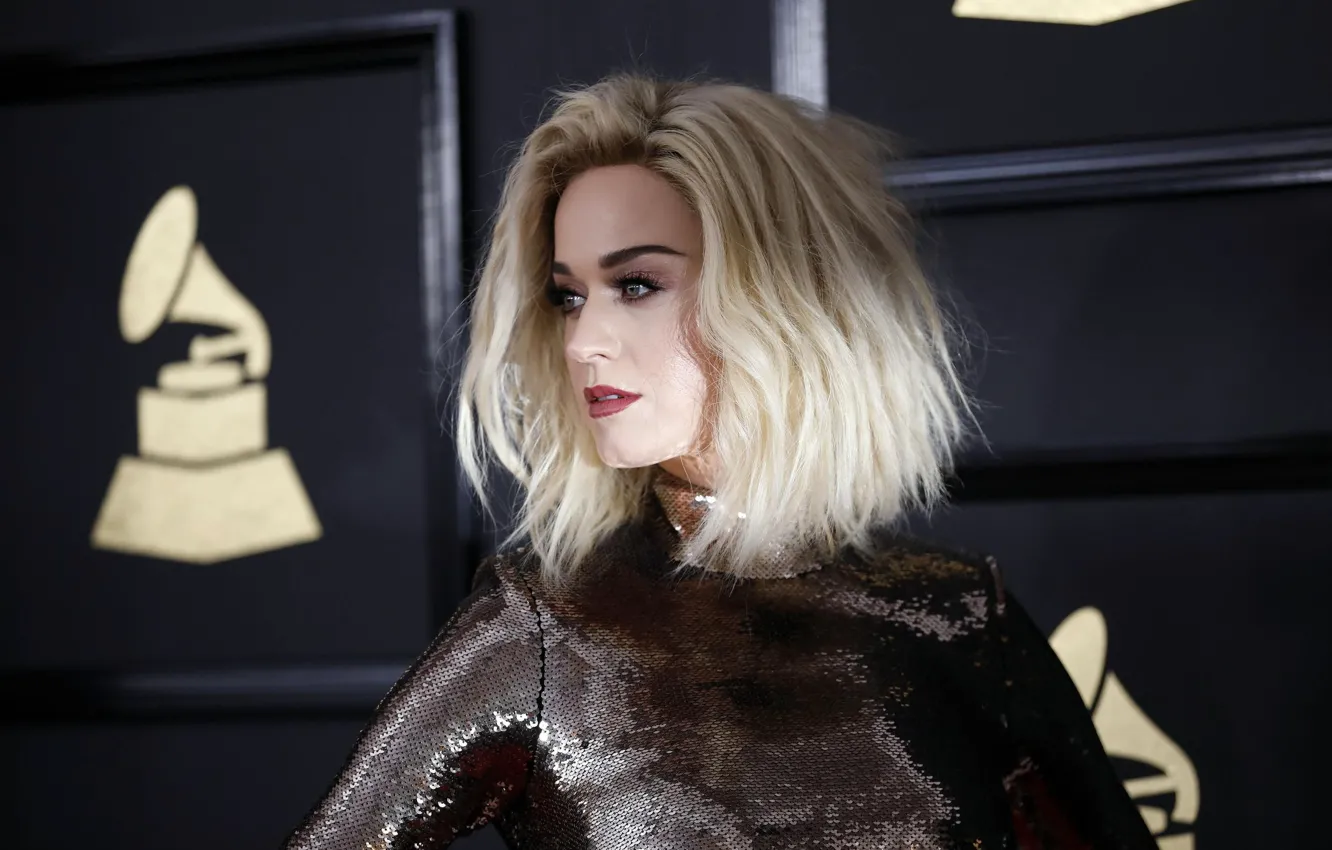 Фото обои взгляд, лицо, портрет, пирсинг, блондинка, Katy Perry, певица, знаменитость