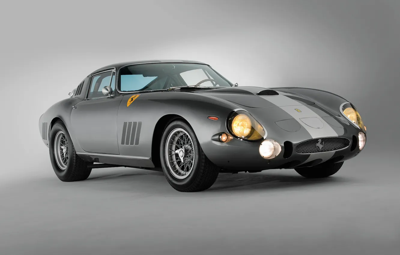 Фото обои Ferrari, Race, GTB, Legend, 1964, 275, Silver, Italian