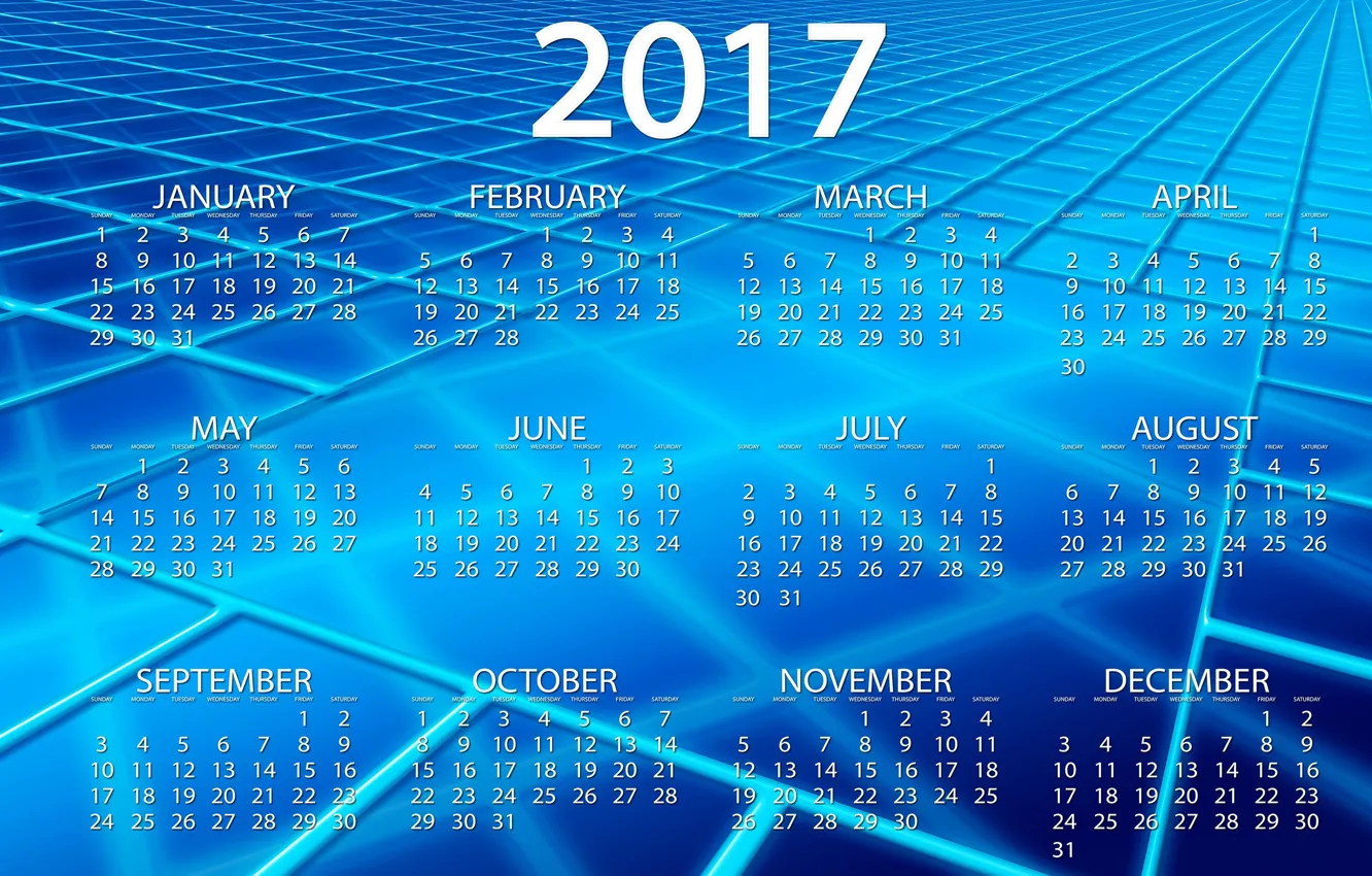 Фото обои линии, синий, абстракция, фон, голубой, графика, новый год, вектор, квадраты, цифры, клетки, календарь, год, дата, …
