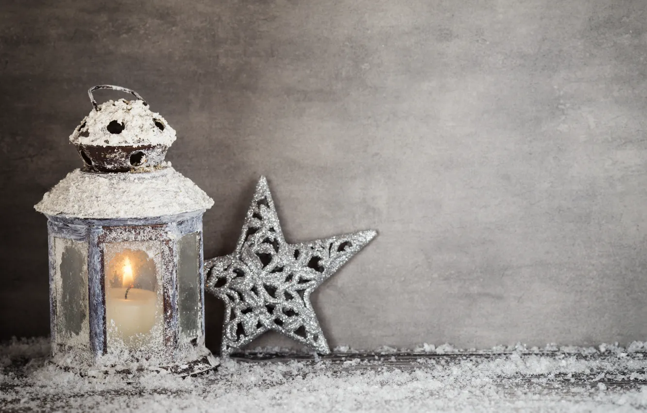Фото обои Рождество, Новый год, winter, snow, merry christmas, xmas, lantern