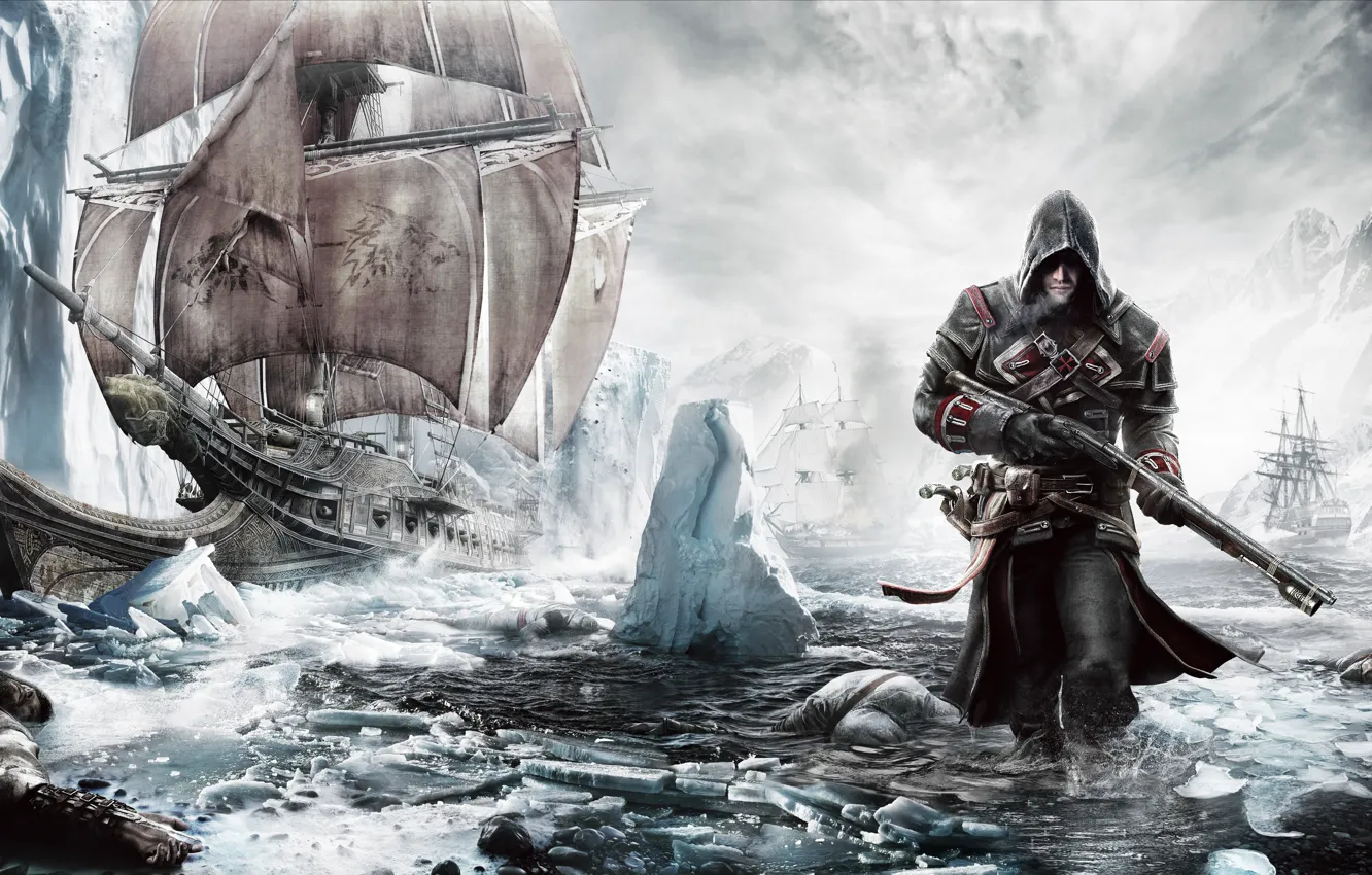 Фото обои Ubisoft, Game, Шэй Патрик Кормак, Assassin's Creed: Rogue
