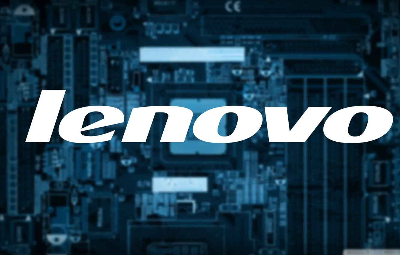 Фото обои микросхема, logo, Lenovo, Китайская компания