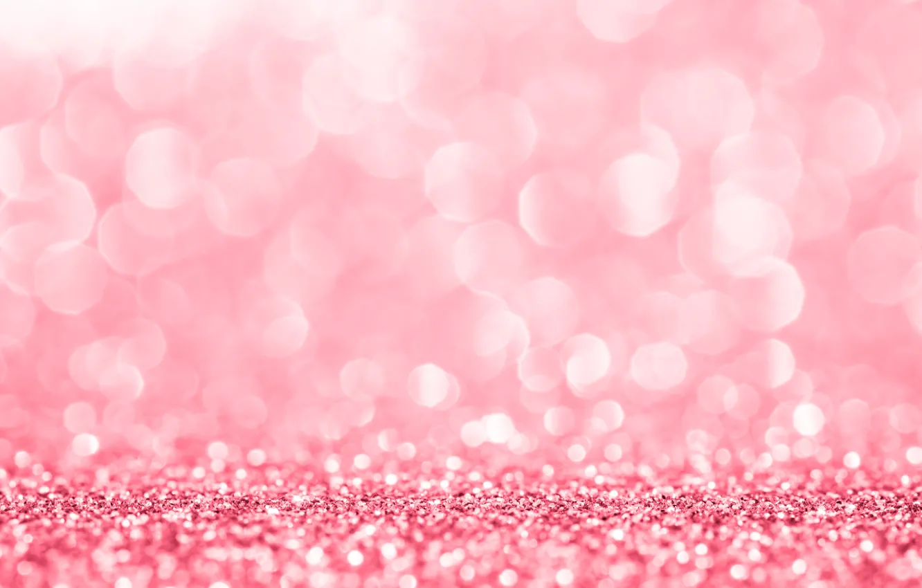 Фото обои фон, розовый, блеск, pink, background, боке, bokeh, glitter