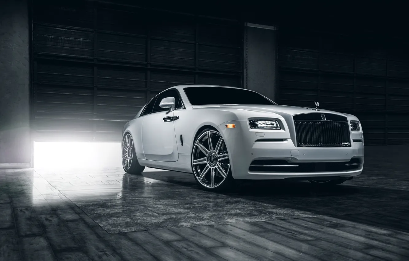Фото обои Rolls Royce, Ghost, White, Luxure, BMW Group