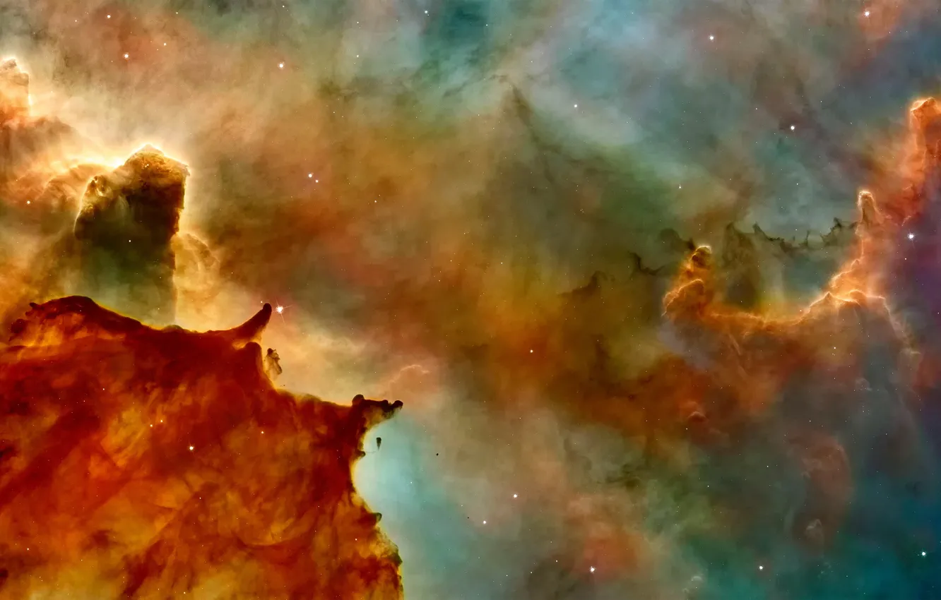 Фото обои космос, звезды, NASA, туманности