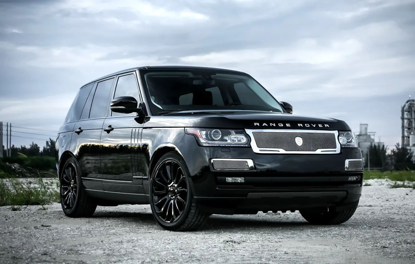 Фото обои Range Rover, with, color, Supercharged, exterior, trim, matched