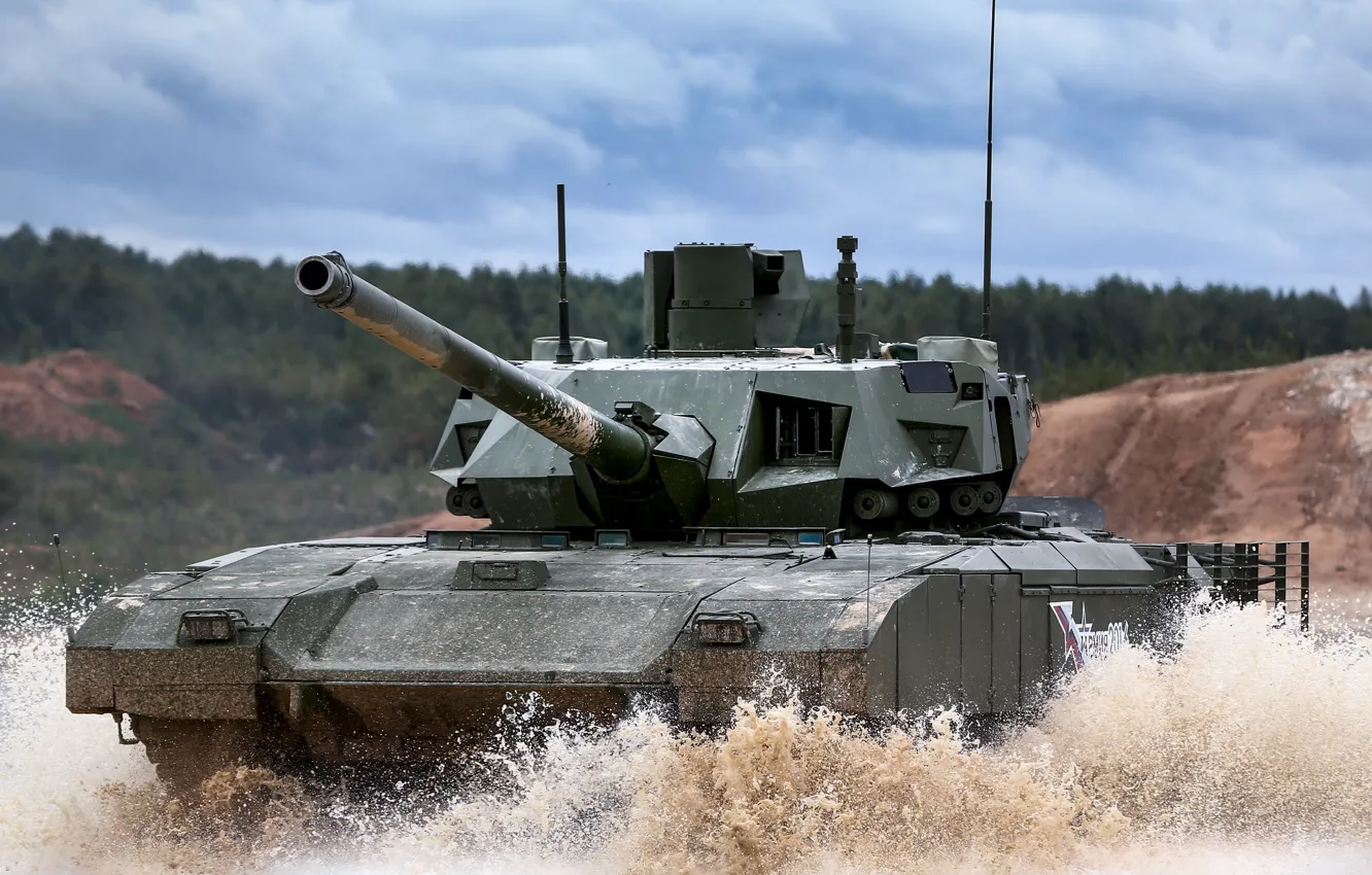 Фото обои танк, российский основной боевой танк, Объект 148, Армата, Т-14
