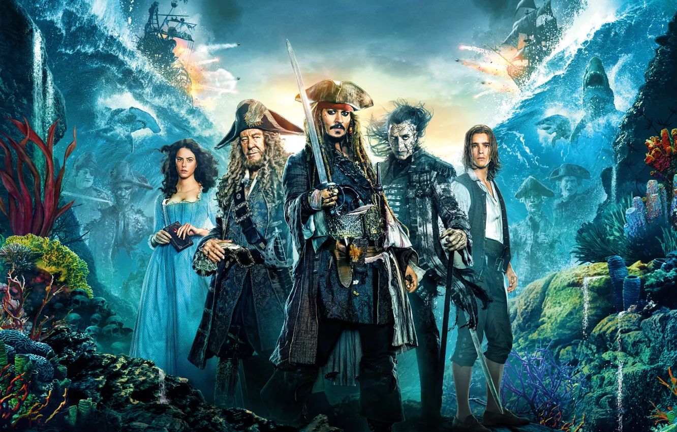 Фото обои Johnny Depp, Jack Sparrow, Пираты Карибского Моря:, Pirates Of Th...