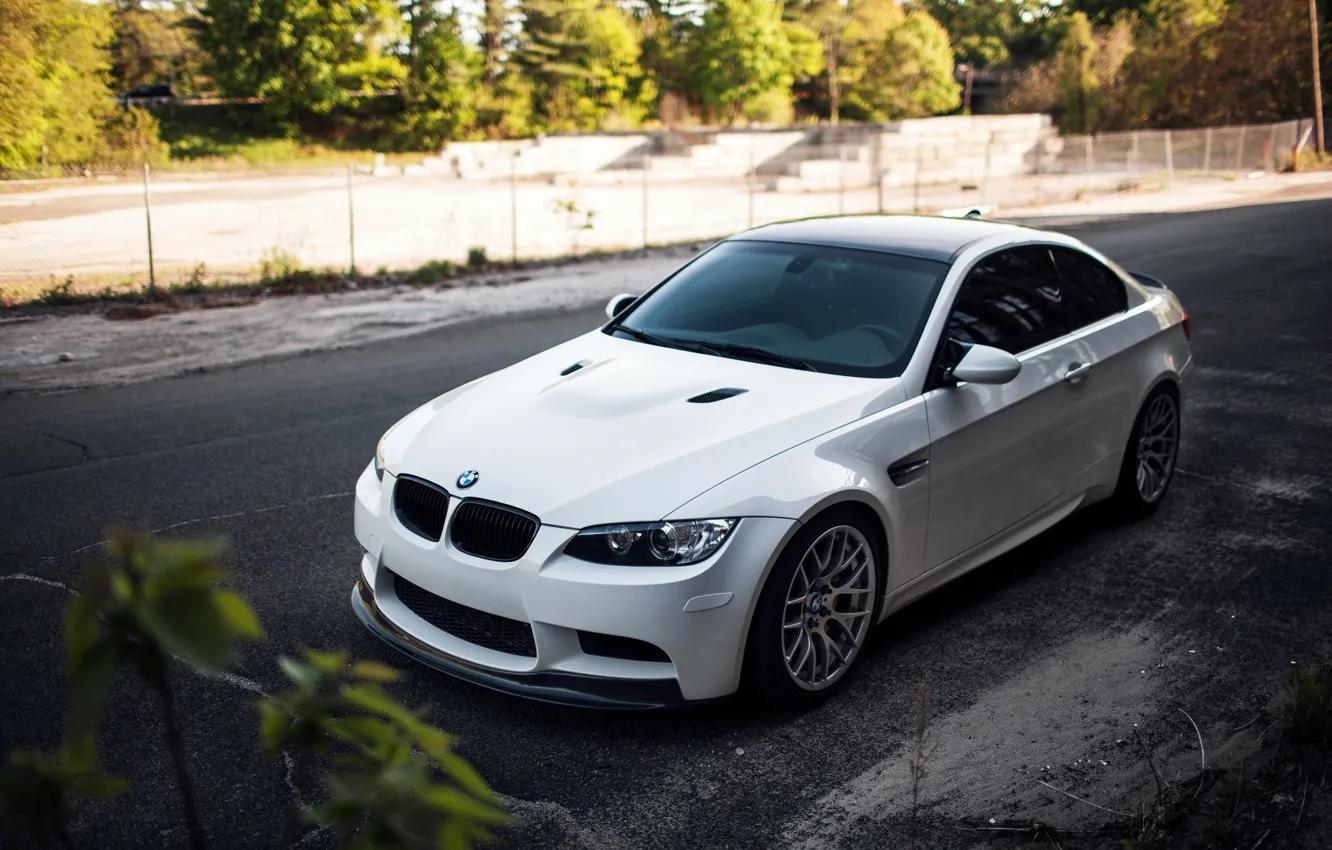 Фото обои BMW, Classic, White, E92