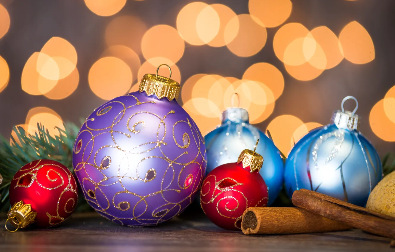 Фото обои украшения, шары, игрушки, Новый Год, Рождество, happy, Christmas, balls, New Year, Merry Christmas, Xmas, decoration, …