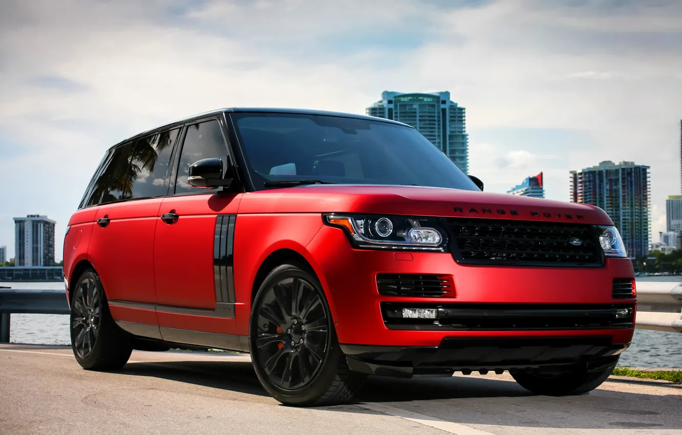 Фото обои Range Rover, with, Supercharged, LWB, complete, exterior, two-tone