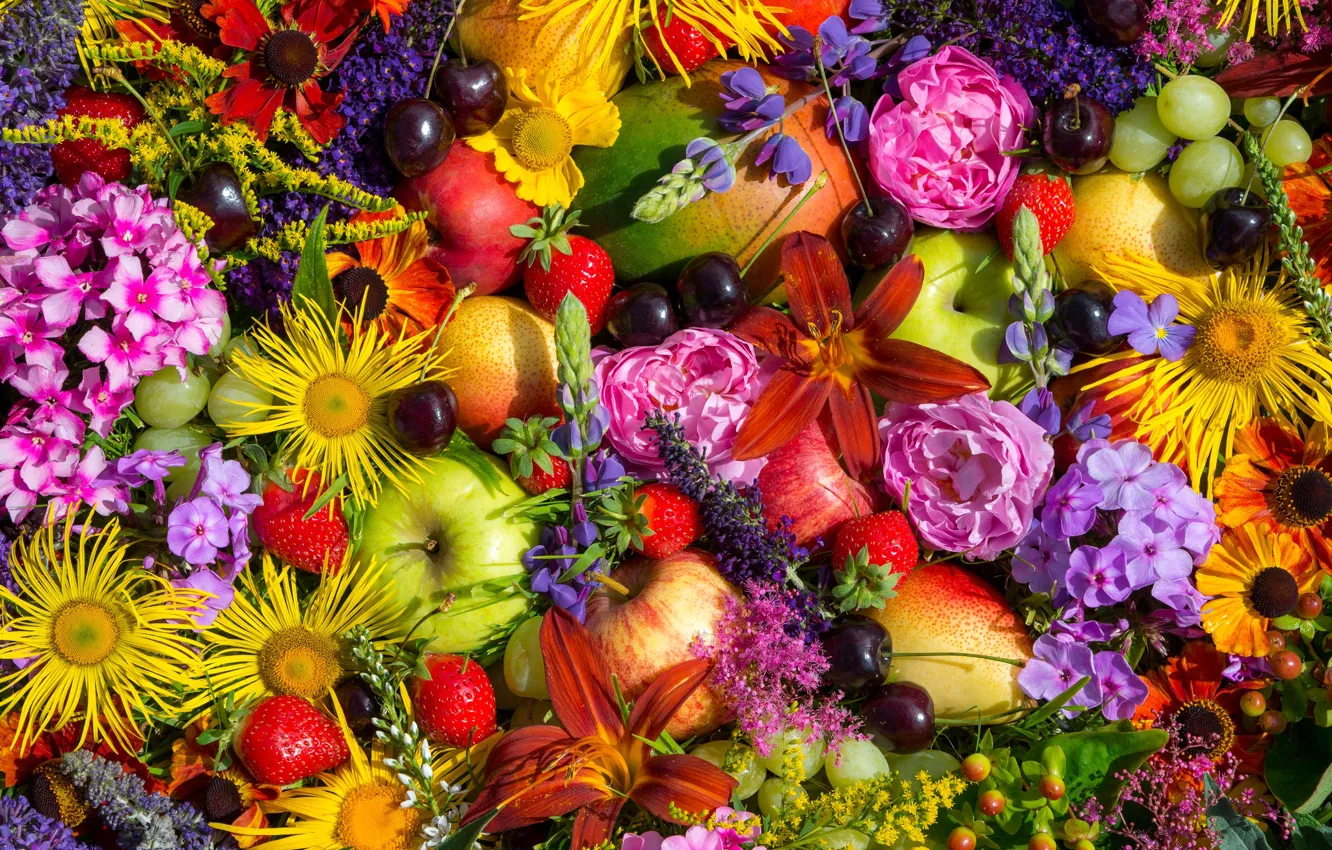 Заставки на телефон красивые фрукты и цветы