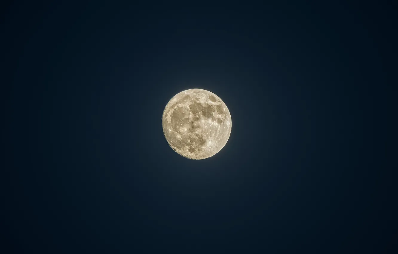 Фото обои небо, ночь, луна