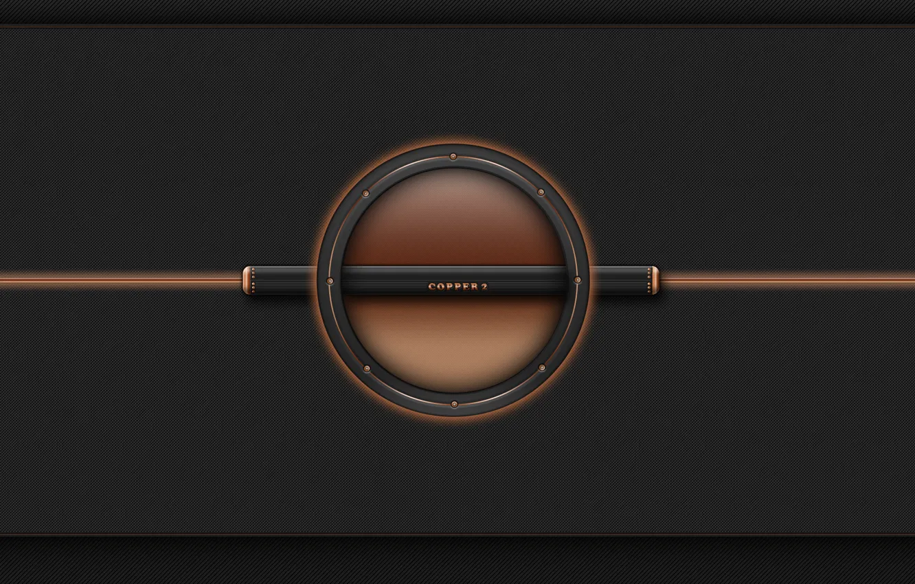 Фото обои лучи, сетка, круг, copper 2 f