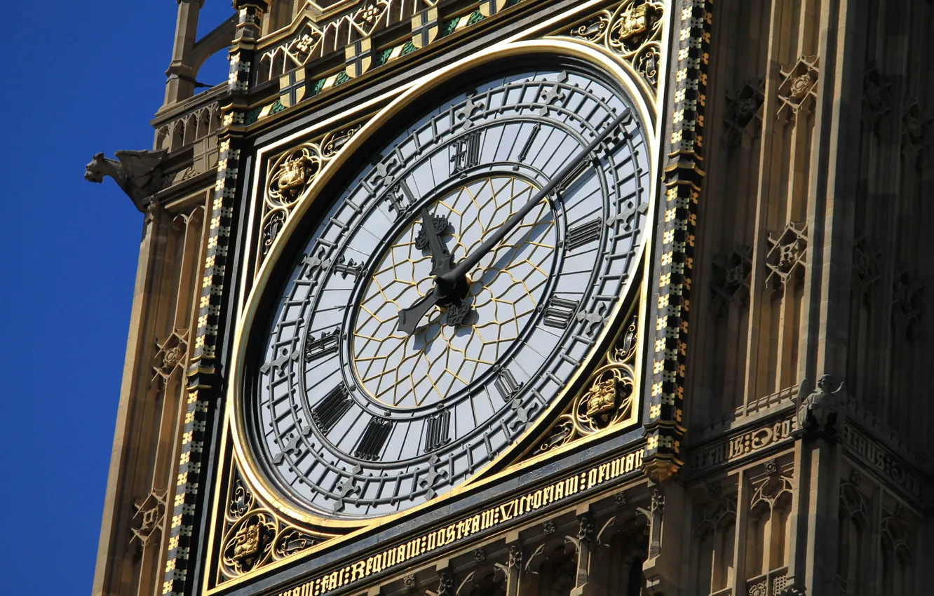 Часы Лондона Биг Бен Фото