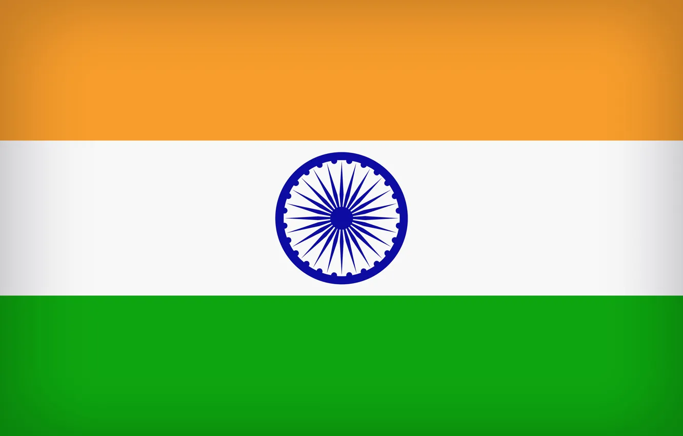 Фото обои Индия, Флаг, флаг Индии, National Flag of India