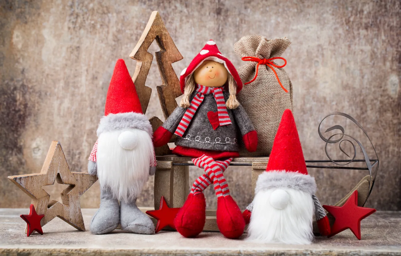 Фото обои украшения, игрушки, кукла, Новый Год, Рождество, happy, Christmas, vintage, wood, New Year, Merry Christmas, Xmas, …